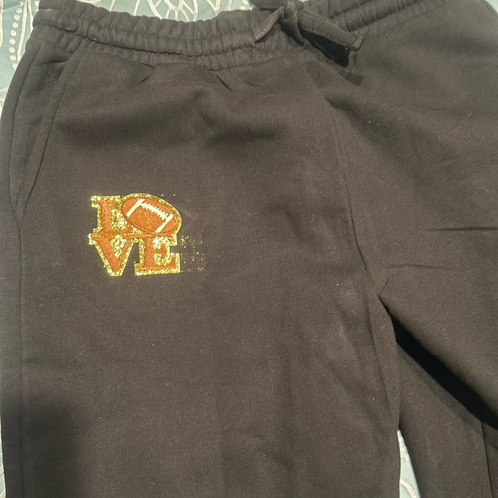 Cozy football sweatpants!